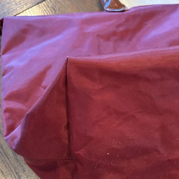 Longchamp le Pliage Burgundy Tote Bag Large - Picture 6 of 13